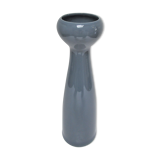 Blue blue grey glazed ceramic hyacinth vase design 70s - 80s