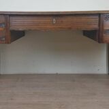 Very large oak center desk from the Art Deco period circa 1930