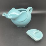 Vintage Blue Elephant Teapot