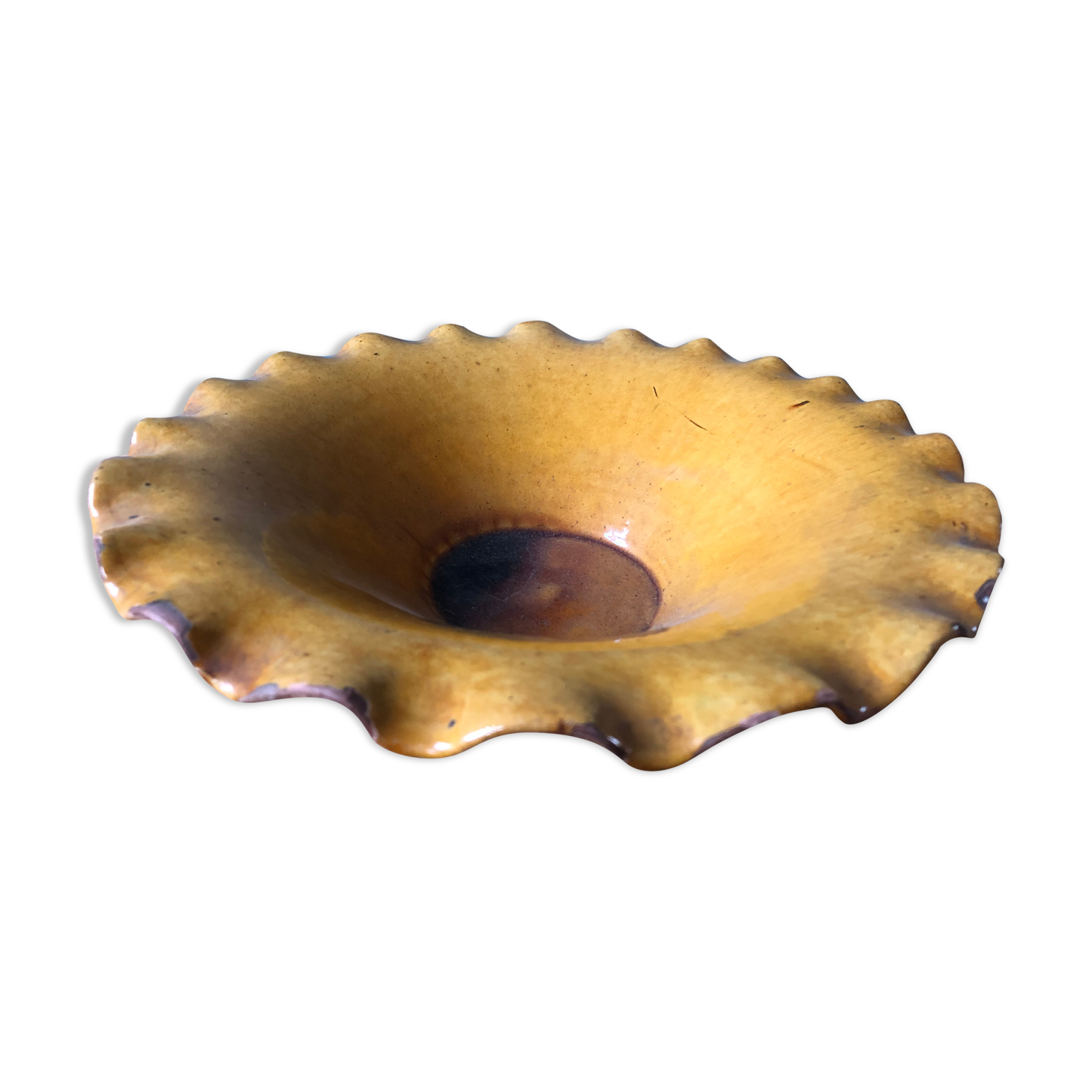 Coupe ourlée Vallauris années 1950