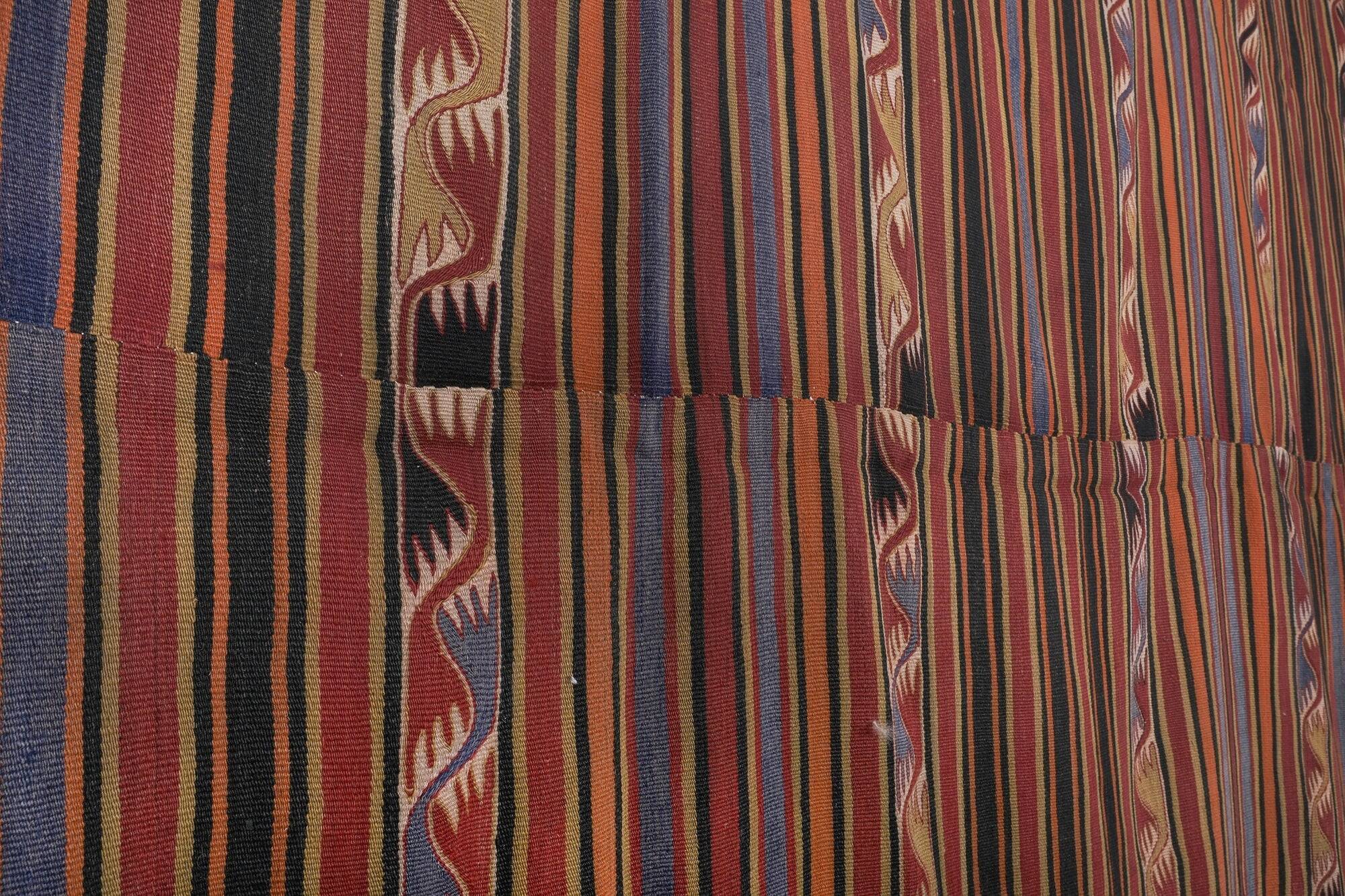Vintage Turkish kilim handwoven 275x380 cm