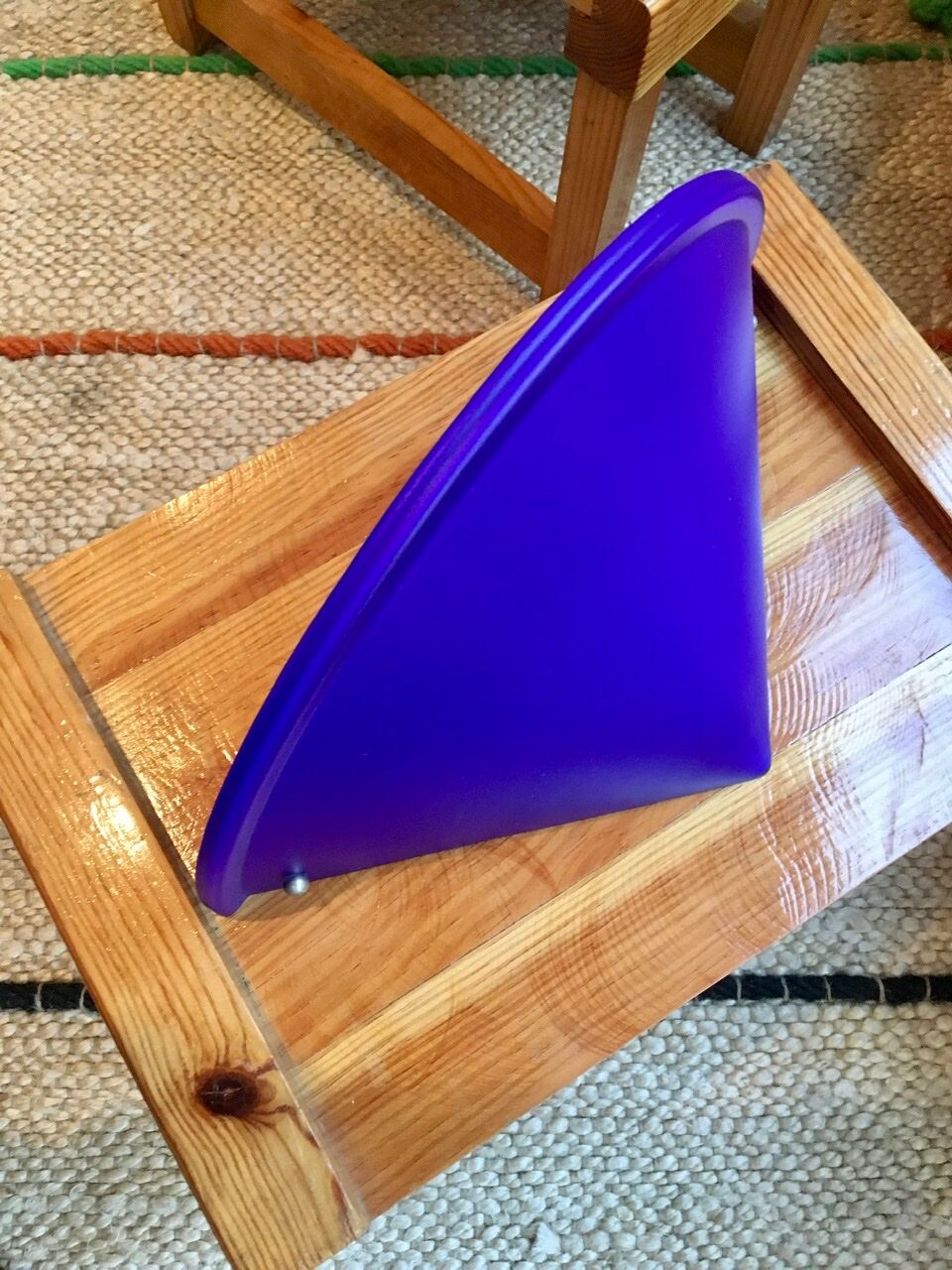 Wall lamps - indigo blue - publisher Domec - 1980s