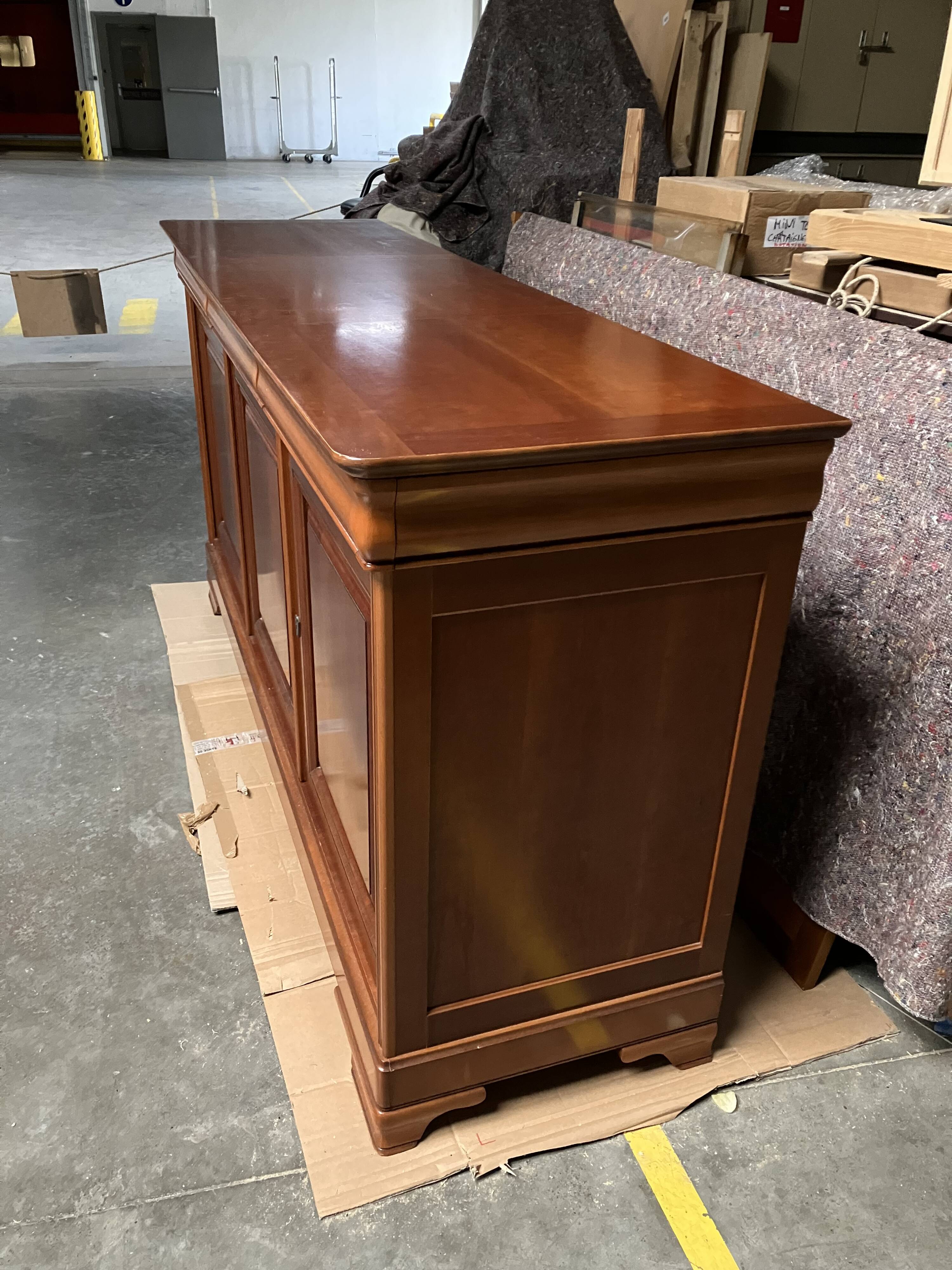 Buffet + mirror Louis Philippe