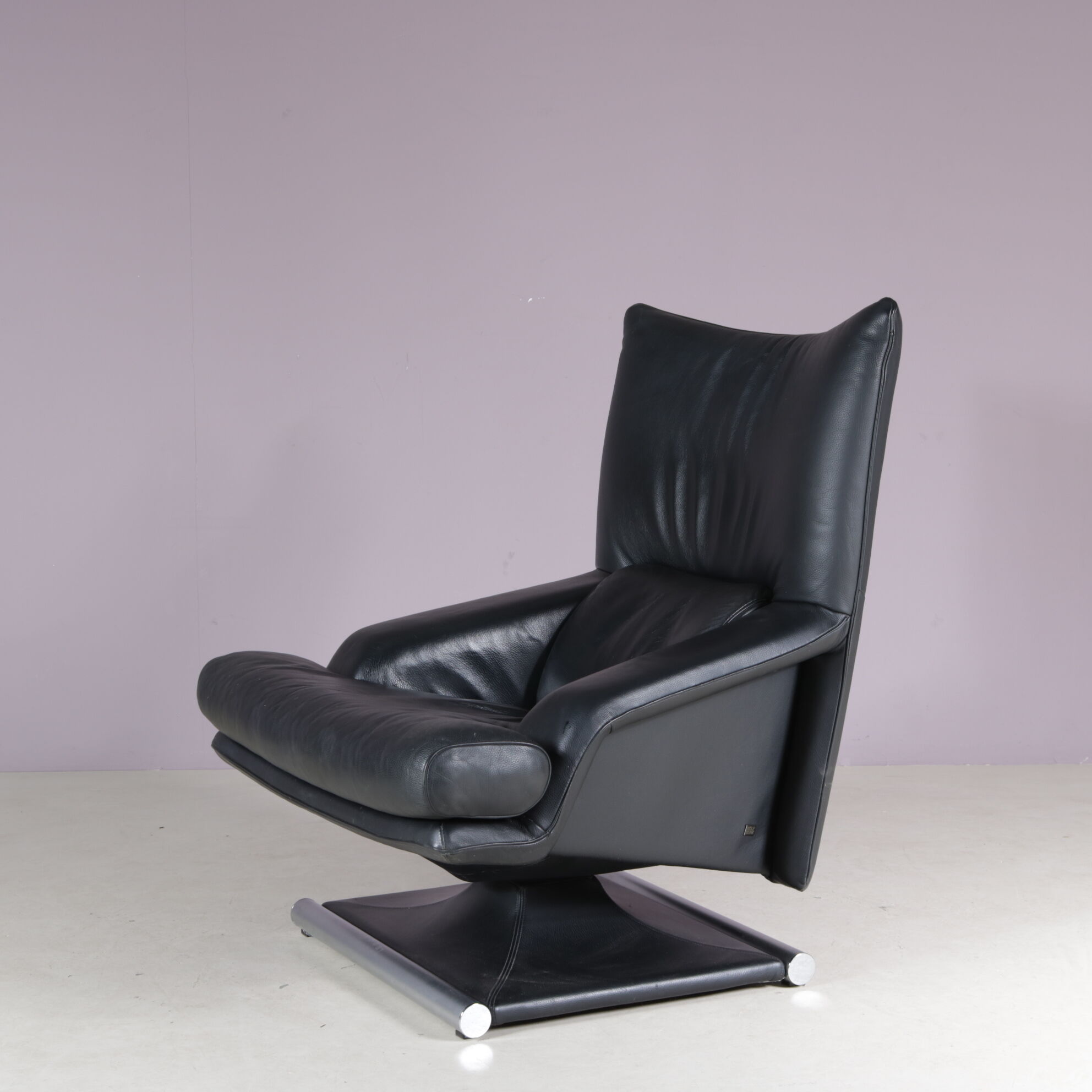 1980s lounge chair by Mathias Hoffman for Rolf Benz, Germany