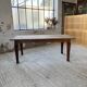 Solid oak farmhouse table 185cm
