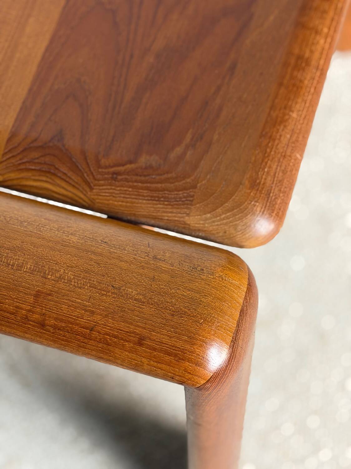 Square wooden coffee table