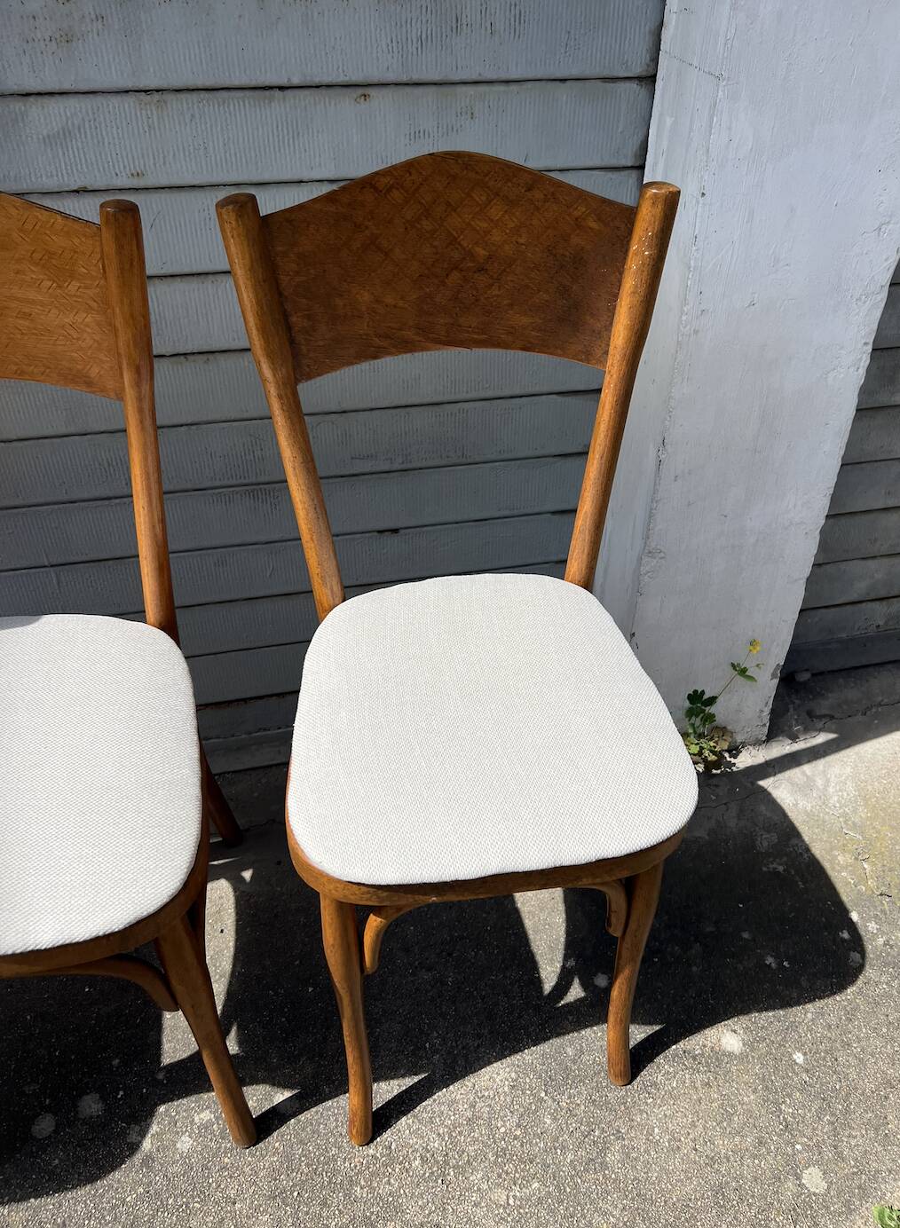 4 chaises bistrot vintage restaurées
