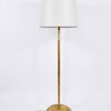 Bakalowits floor lamp from Vienna in solid brass with a glass handle, Austria, 1950s.