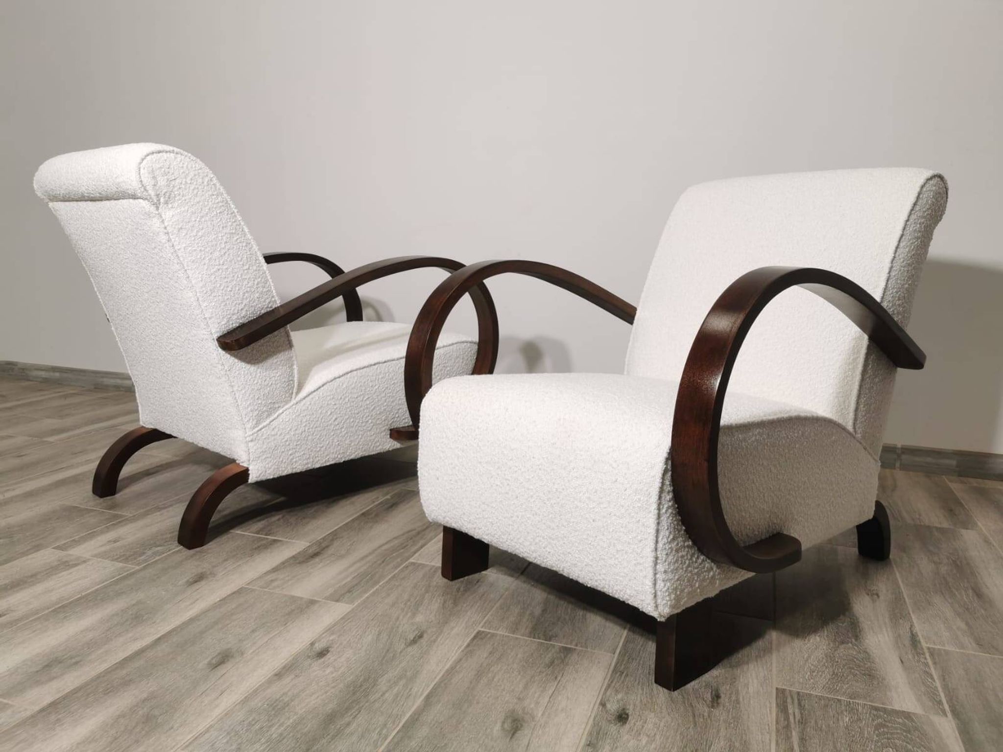 Armchairs by Jindrich Halabala, 1940s