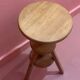Vintage wooden tripod artist watchmaker stool brutalist workshop