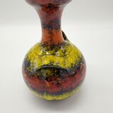 Vintage psychedelic tricolor vase