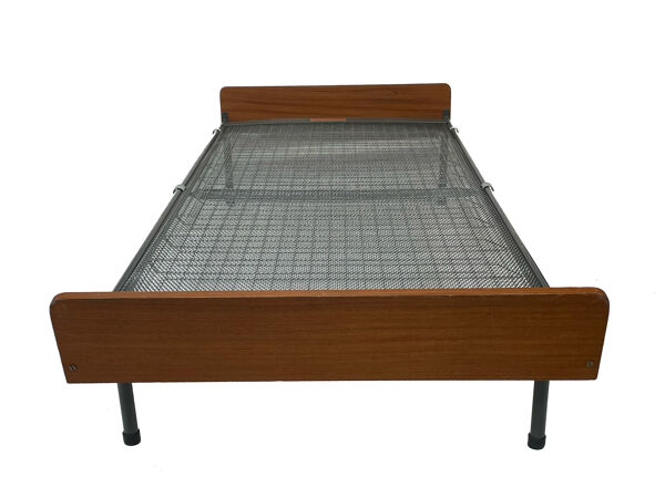 Lit vintage design minimaliste néerlandais des années 1960