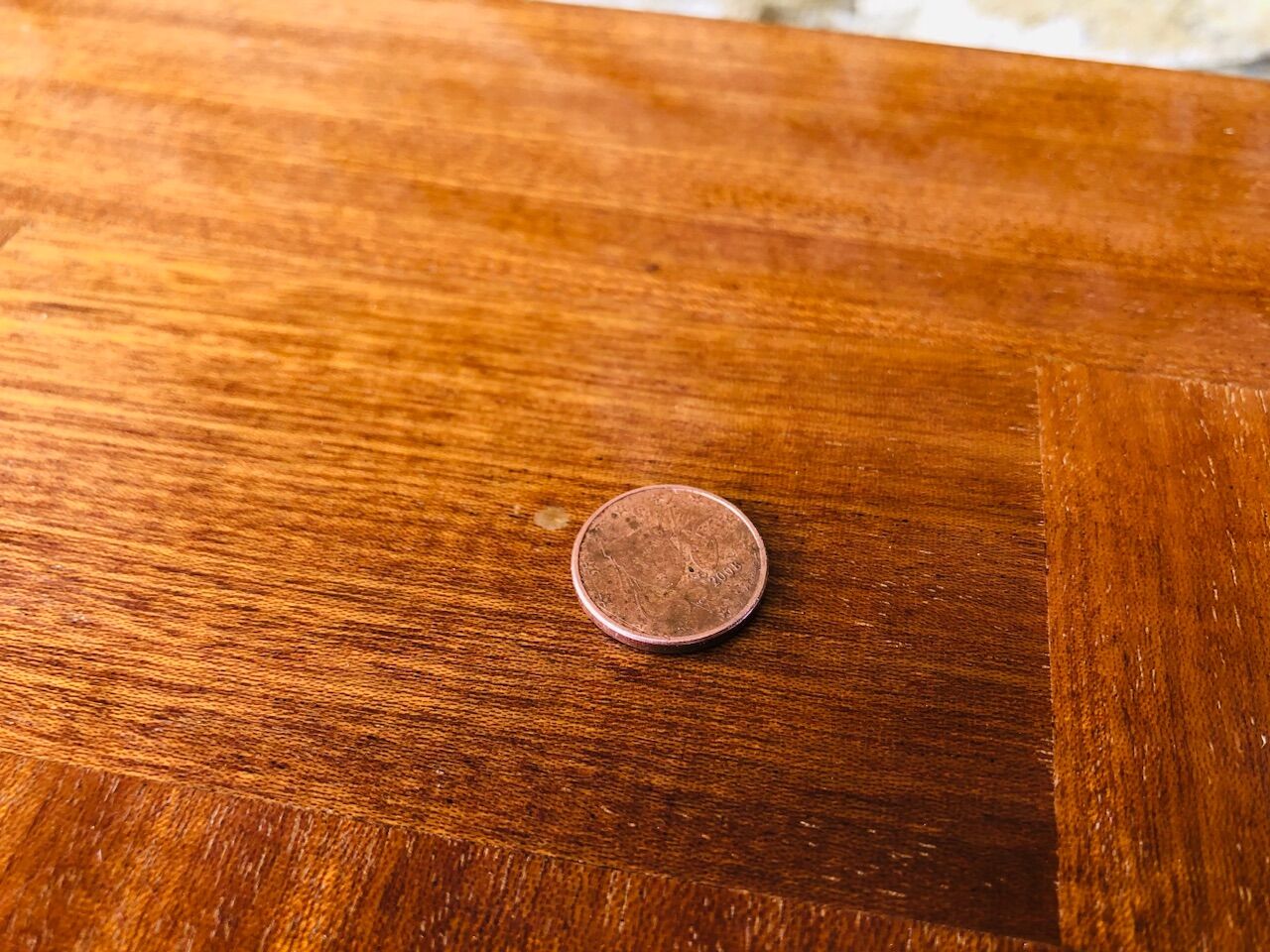 Vintage blond wood coffee table, Circa 60