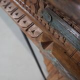 Indonesian hand-carved Teak dining Table