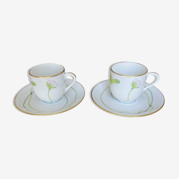 Pair of cups hermes model le nile