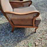 Set of 2 english canne chairs