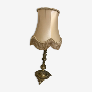 Lampe tripode en bronze doré