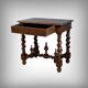 Small Oak Desk Table, Louis XIII Style – Mid-19th Century