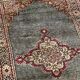 Vintage carpet in silk and cotton Kayseri Turkey 102x21cm