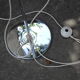 Floor lamp 2 spots chrome dating 60-70 years