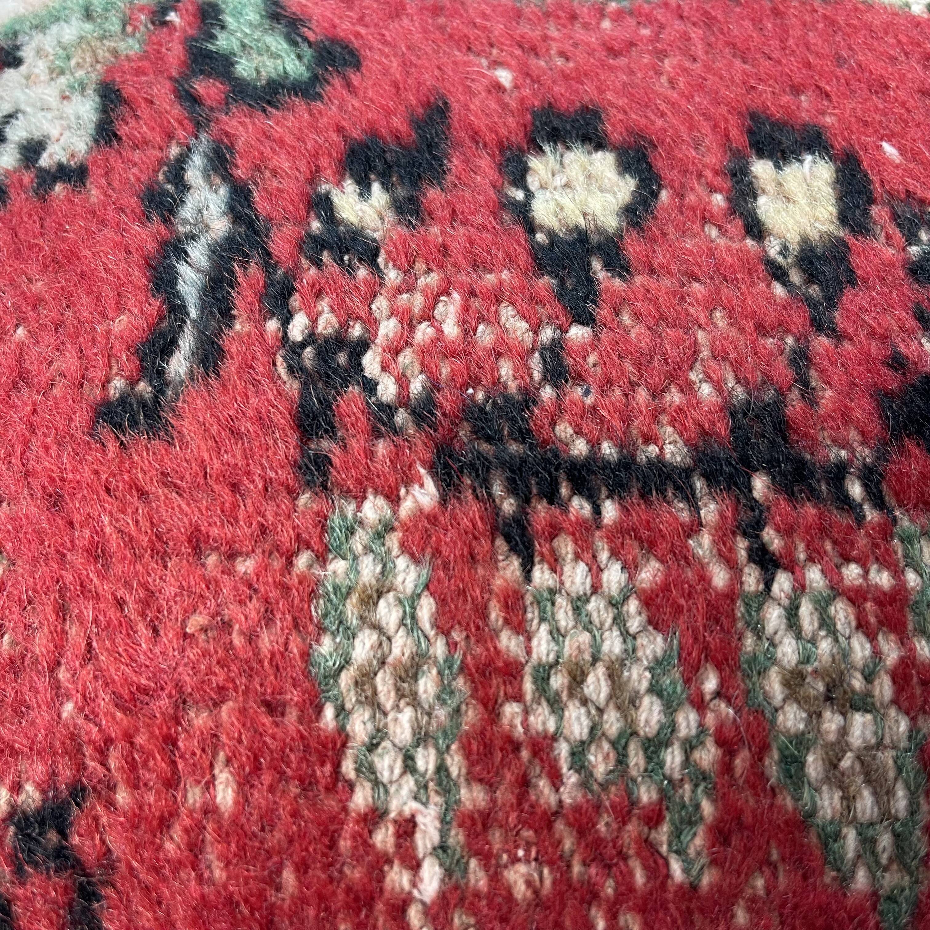 Vintage turkish handmade cushion cover , 30 x 50 cm