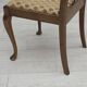 Ensemble de 6 chaises danoises, Années 1930, meubles en velours, bois de chêne, retapissés