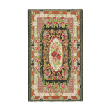 Tapisserie vintage nouée à la main noir kilim 214 cm x 356 cm - 23281