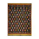 Hand made oriental carpet area rug 100x137cm