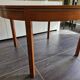 Scandinavian extendable teak round table, 1970s