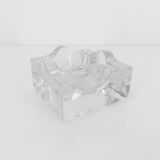 Cendrier sculptural en verre clair, modèle Puzzle, design Bertil Vallien, B