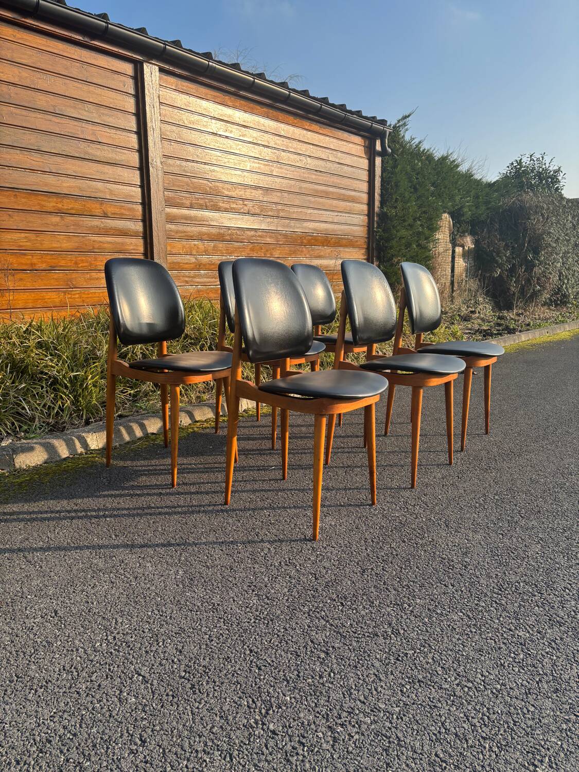 Set of 6 Baumann Pegasus chairs