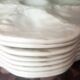 Set of 8 Gien oyster plates