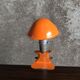 Vintage orange mushroom clip/reader lamp, 1960s