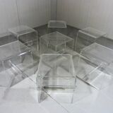 Vintage plexiglass stools 1960-70’s
