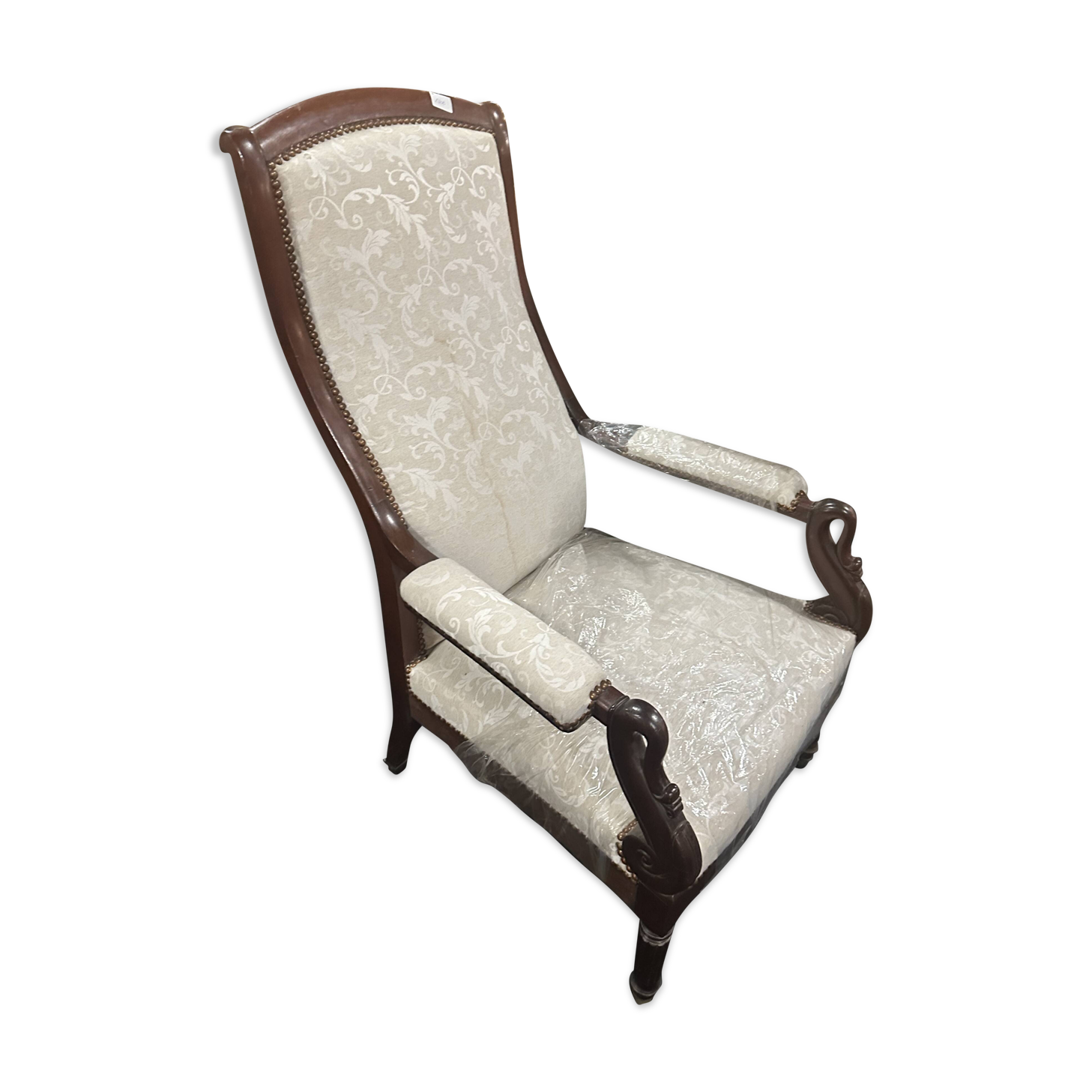 Mahogany armchair