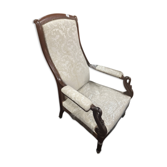 Fauteuil en acajou