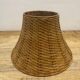Vintage rattan pendant light