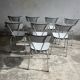 Set of 8 vintage dining chairs – 1960s design