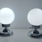 Pair of bedside lamps