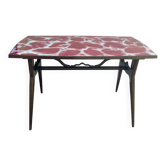 Table à manger italienne vintage du milieu du 20ème siècle