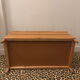 Rattan bank safe, 1950s