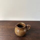 Vintage pyrite stoneware pitcher from the 70s