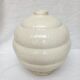 Vase boule art déco faïence craquelé numéroté