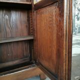 Library, wooden showcase
