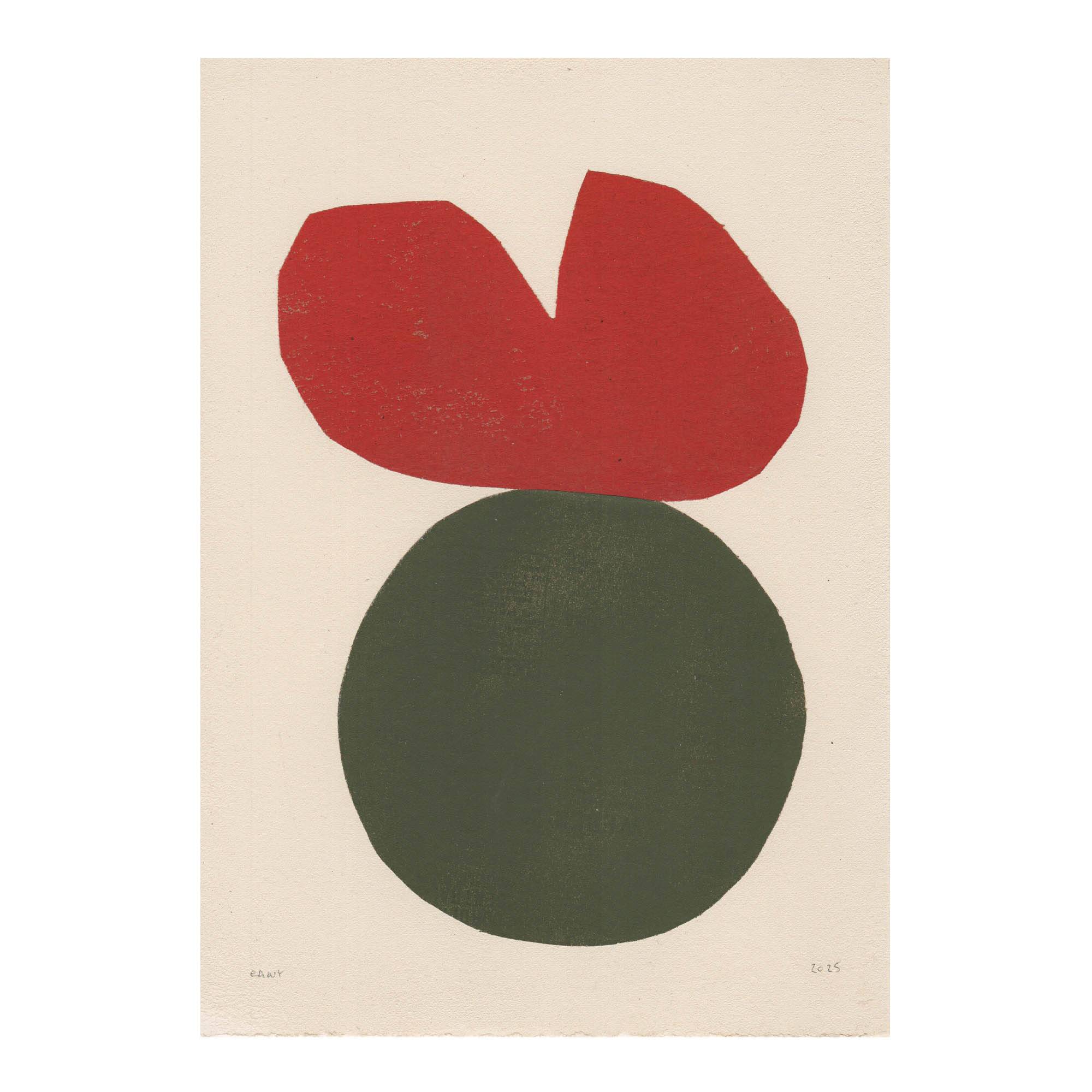 Collection of 5 works on paper Signed Eawy