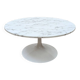 Table basse ronde en marbre vintage