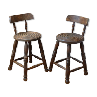 Children's chairs wooden gross 50s