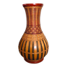 Woven rattan vase