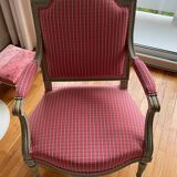 Paire de fauteuils Louis Philippe rose