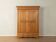 Classic Biedermeier wardrobe made of solid oak around 1840